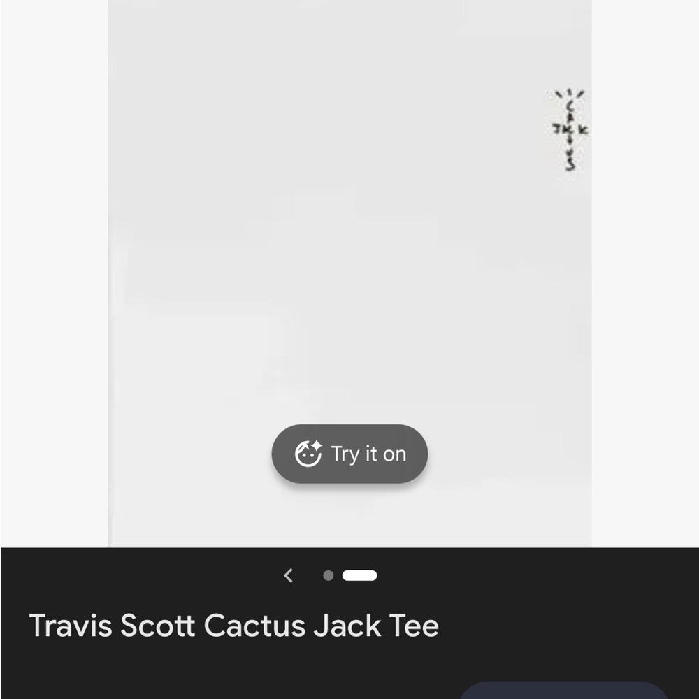 NWOT Travis Scott Cactus Jack Limited Edition White Tee Size Medium - Picture 4 of 7